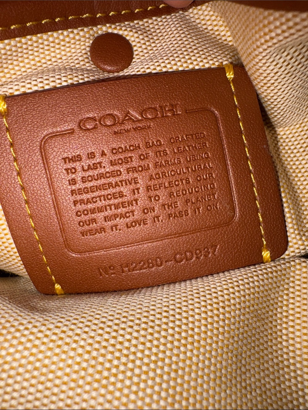 Coach Rogue 25 Regenerative Leather In Hay - Picture 10 of 16
